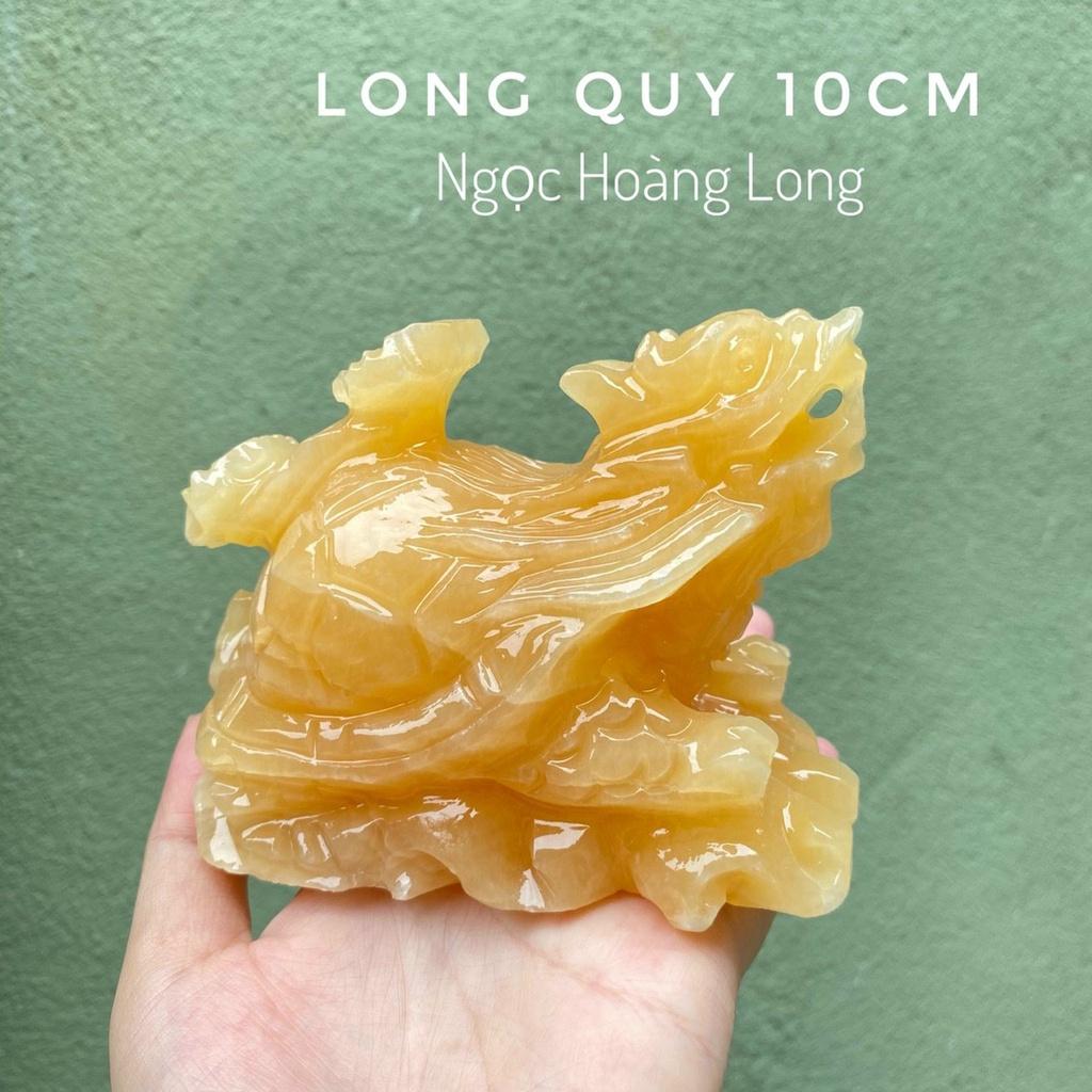 Long Quy Đá Ngọc Hoàng Long Nguyên Khối - Dài 10cm 12cm 15cm