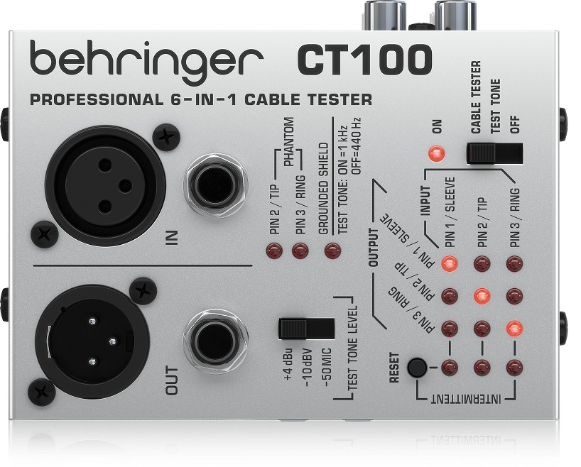 Thiết bị Kiểm tra cáp Cable Testers BEHRINGER CT100 - Hàng chính hãng