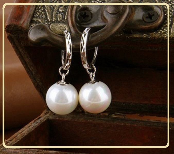 Đôi Bông tai nữ Ngọc trai siêu xinh