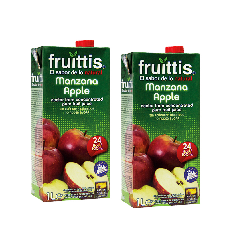 Combo 2 hộp nước ép Fruittis táo 1L