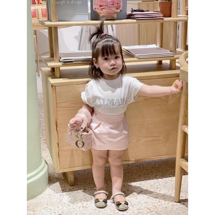 Bộ đồ bé gái, bộ áo thun chân váy, đồ kiểu cho bé từ 9 đến 25kg