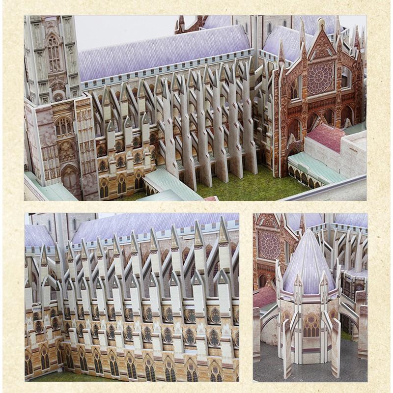 Mô hình giấy 3D - Tu viện Westminster - Anh