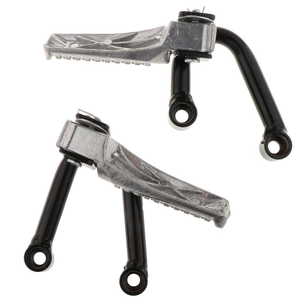 2 Pairs Universal Motorcycle Foot Pegs