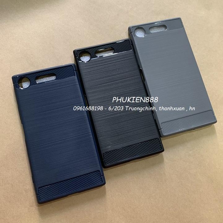 Ốp lưng dành cho điện thoại Sony XZ1 chống sốc silicon dẻo Rugged Armor