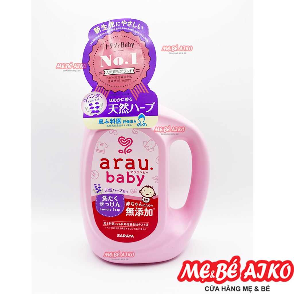 Combo Nước Giặt Arau Baby (Bình 800ml + Túi 720ml)