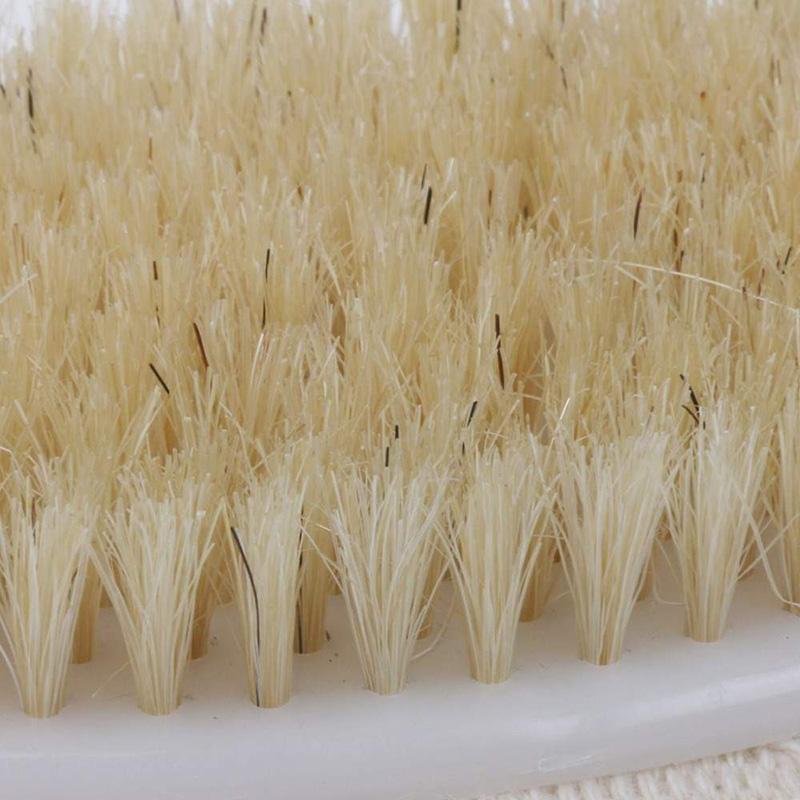 Bàn Chải Tắm Bằng Gỗ Lông Mềm Tự Nhiên