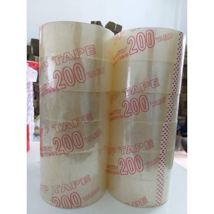 Băng keo 200 yard loại trong, 1 cuộn 4,8 cm