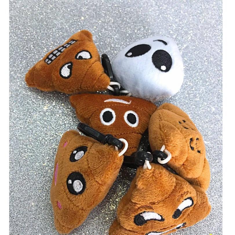 Móc khóa nhồi bông hình shit-Móc khóa hình cục cứt dễ thương