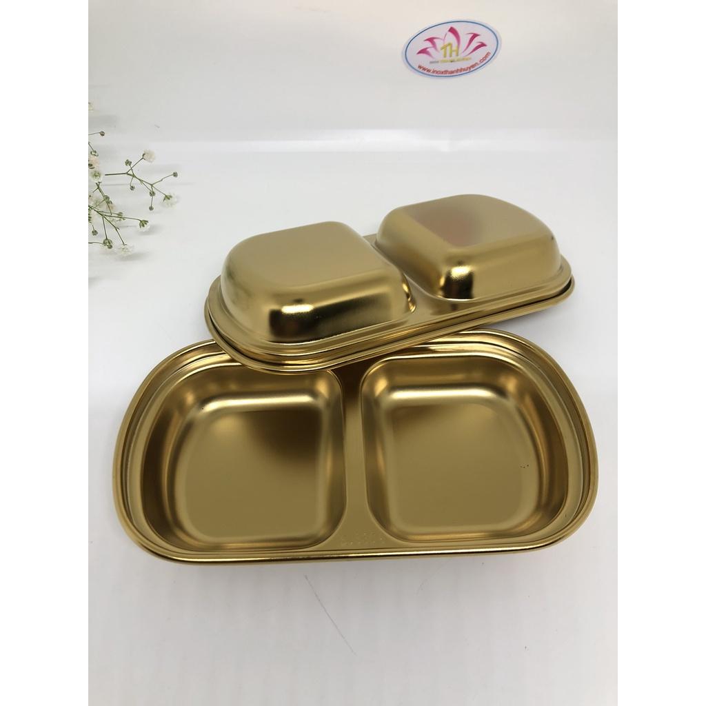 Cặp chén nước chấm gia vị, nước sốt sus 304 cao cấp sang trọng sáng bóng sành điệu cho nhà hàng khách sạn Inox 304 Hcm