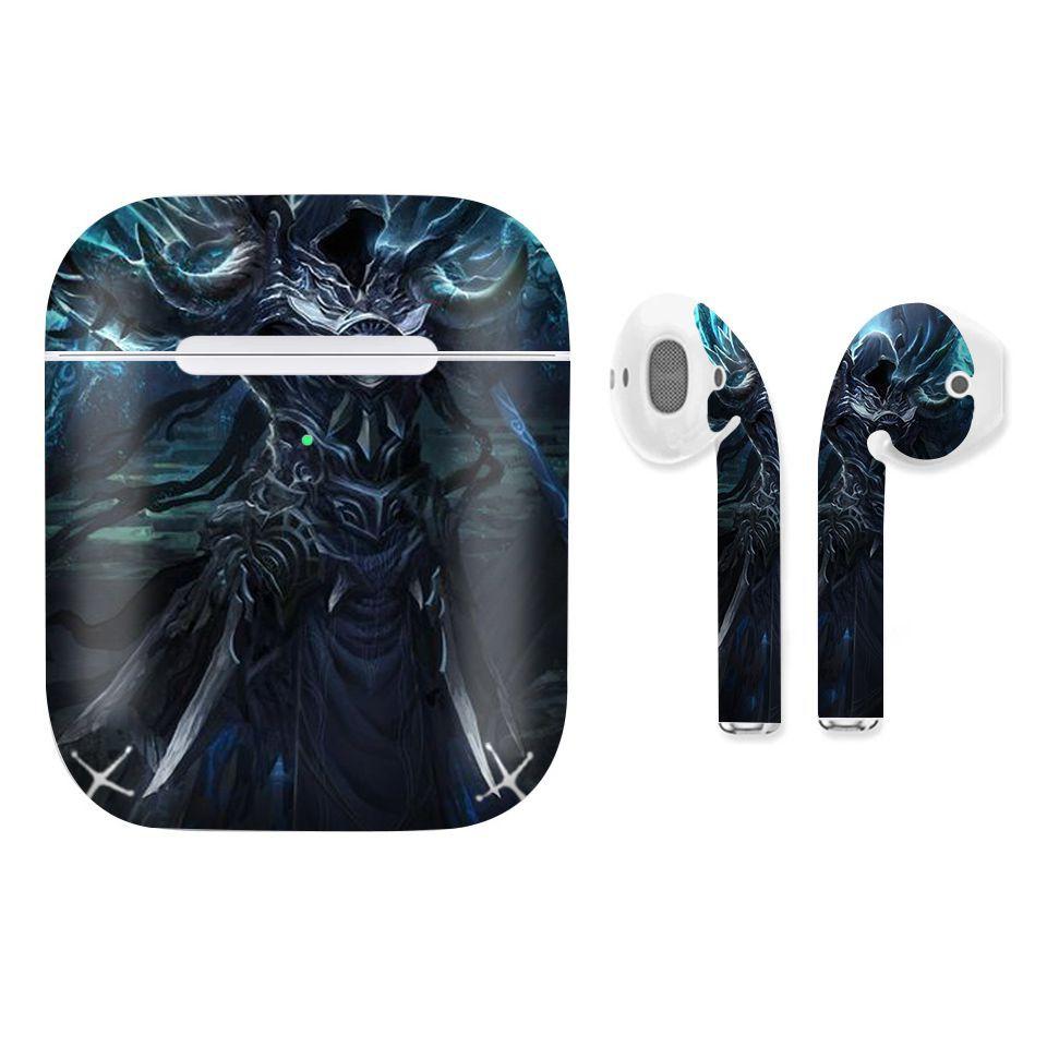 Miếng dán skin cho AirPods in hình Diablo - diabl003 (AirPods ,1 2, Pro, TWS, i12