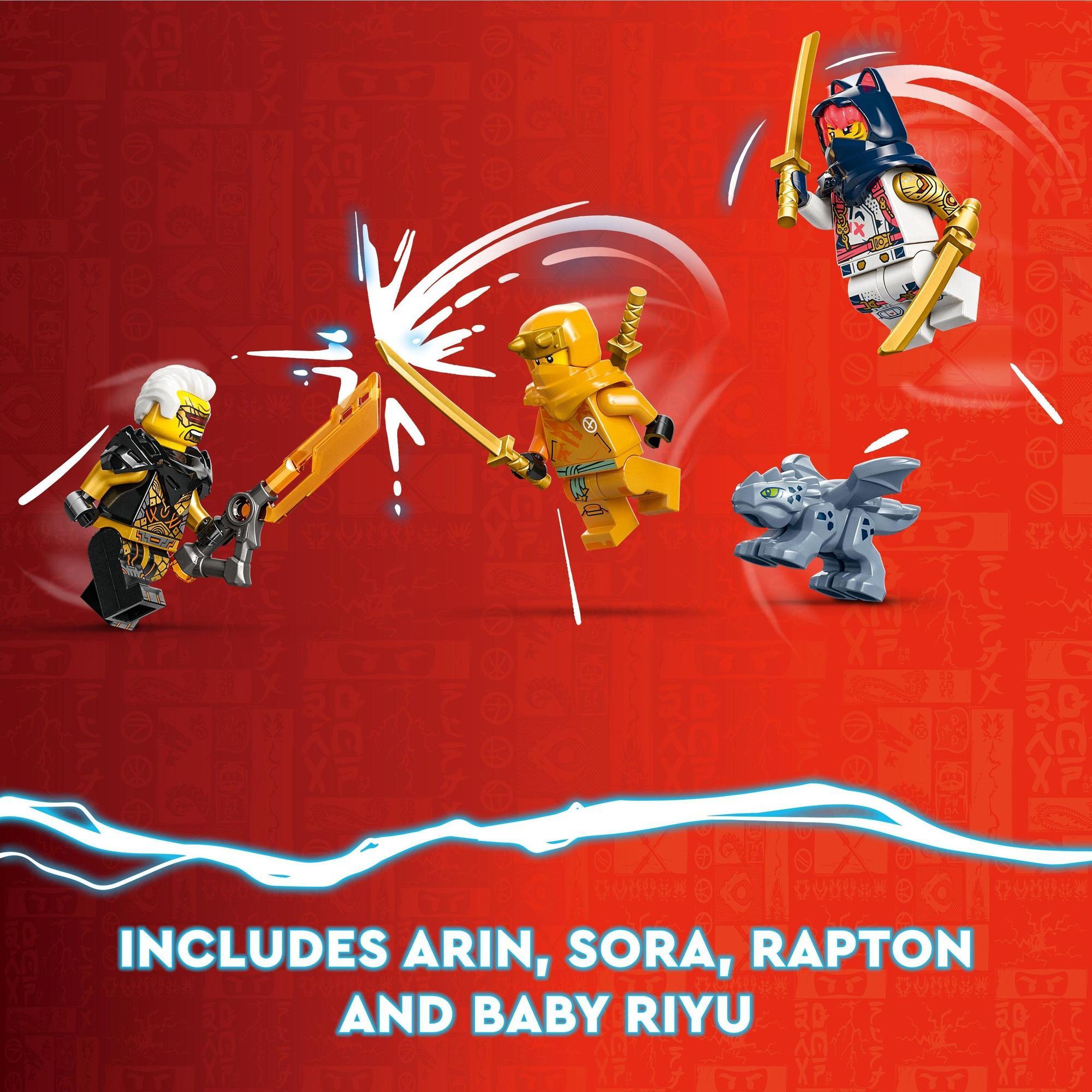 LEGO Ninjago 71792 Đồ chơi lắp ráp Xe đua biến đổi chiến giáp của Sora (384 chi tiết)