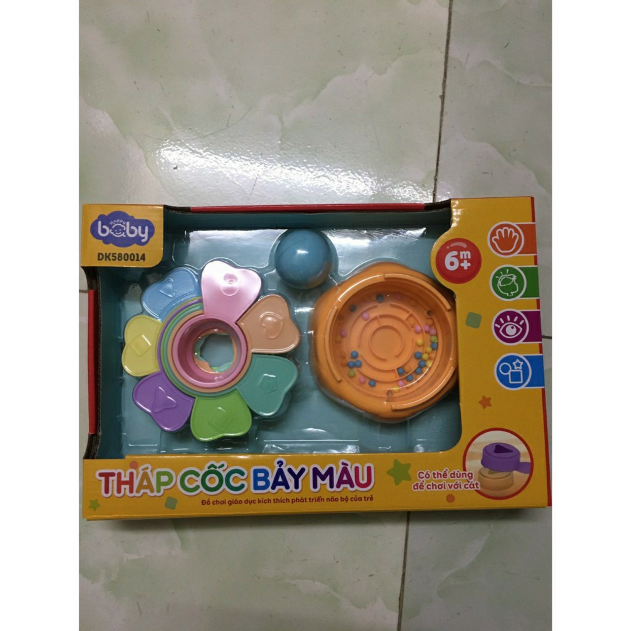 Đồ Chơi DUKA Tháp Cốc Bảy Màu