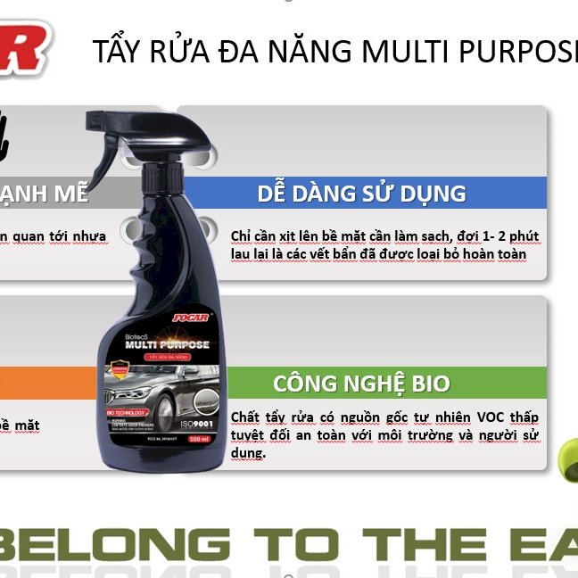 Dung dịch tẩy rửa đa năng Focar BIOTECS Multi Purpose 500ml (Tẩy nhựa đường, băng keo, xi măng..)