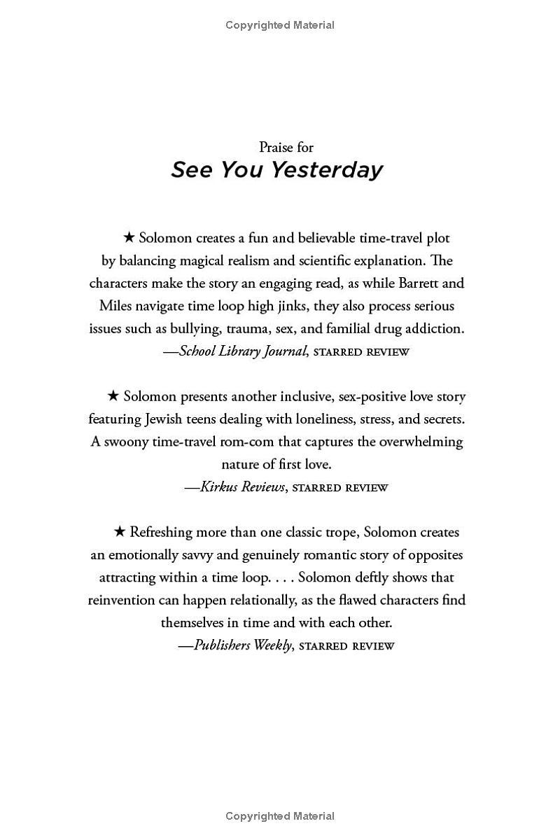 Sách ngoại văn: See You Yesterday