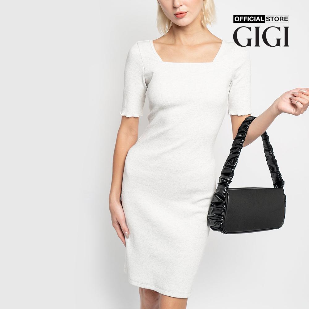 GIGI - Đầm bút chì tay ngắn cổ vuông hở lưng thời trang G2101D221154-00