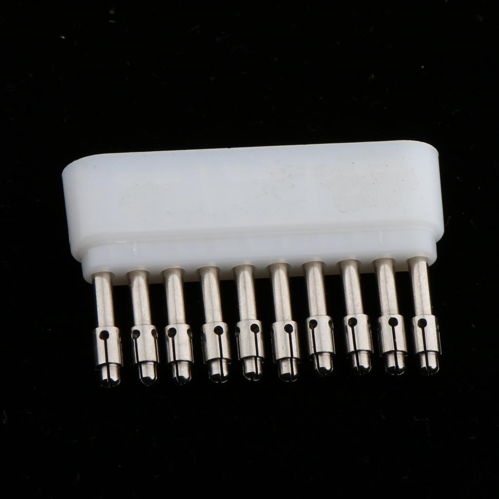 10 Pieces Lab Polishing Shank Mandrel Burs 2.35mm Rotary Tool