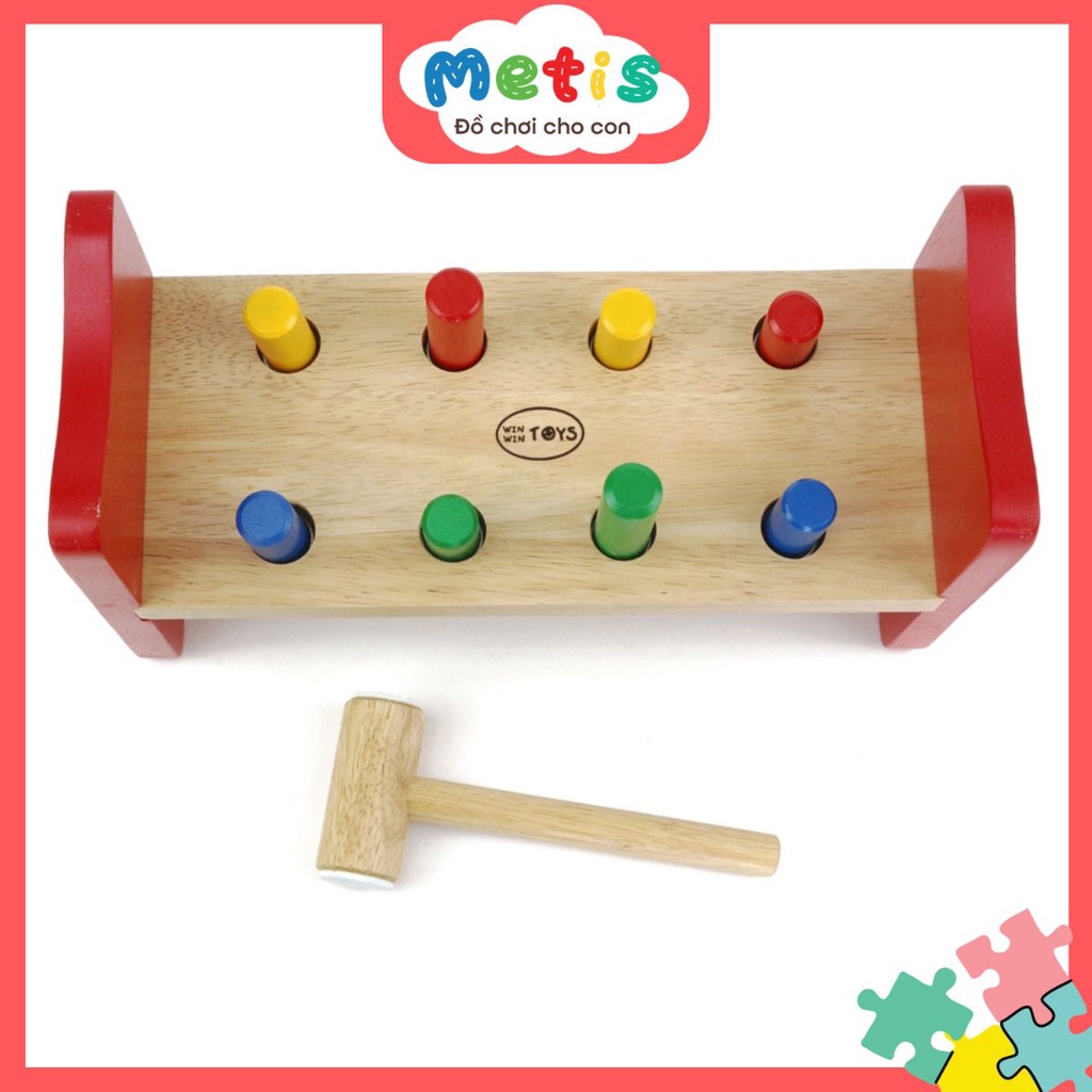 Trò Chơi Búa Đập Cọc Gỗ - Metis Đồ chơi cho con