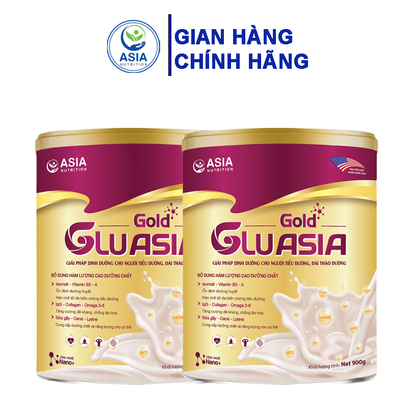 Sữa bột Glu Asia Gold dinh dưỡng chuyên biệt dành cho người tiểu đường