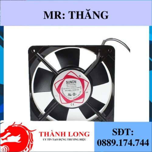 Quạt Tản Nhiệt 220V Sunon DP200A 12x12x3.8CM Quạt Hút Mùi, Quạt chất liệu Nhôm cứng cáp