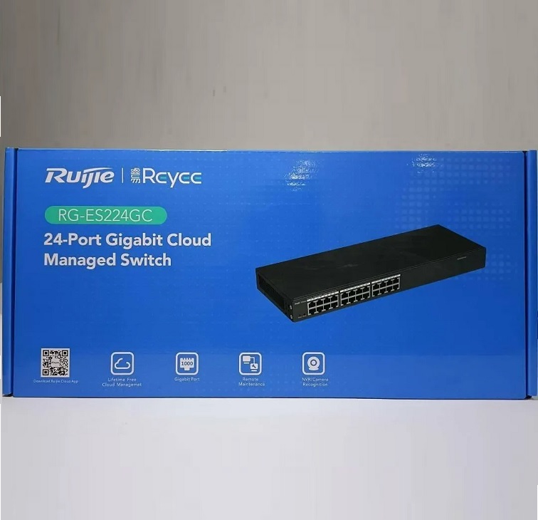 Thiết Bị Chia Mạng Switch Ruijie Reyee RG-ES224GC 24-Port Gigabit Smart - Hàng chính hãng