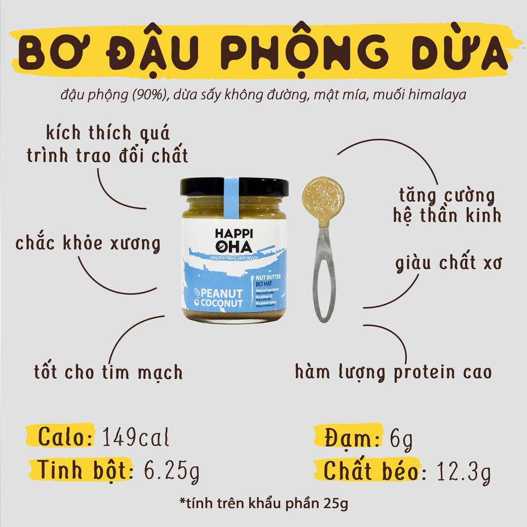 Bơ Đậu Phộng Dừa Nguyên Chất Không Đường Tinh Luyện Hỗ Trợ Ăn Kiêng Và Giảm Cân 100g