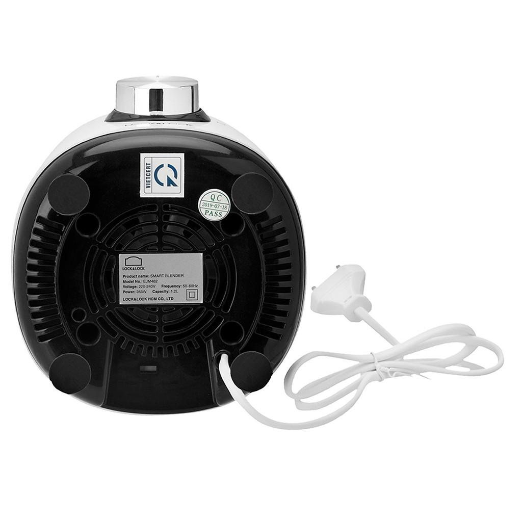 Máy xay sinh tố đa năng Lock&Lock Smart Blender 1.2L EJM462 - Hàng chính hãng, lưỡi bằng thép không gỉ - Hapos