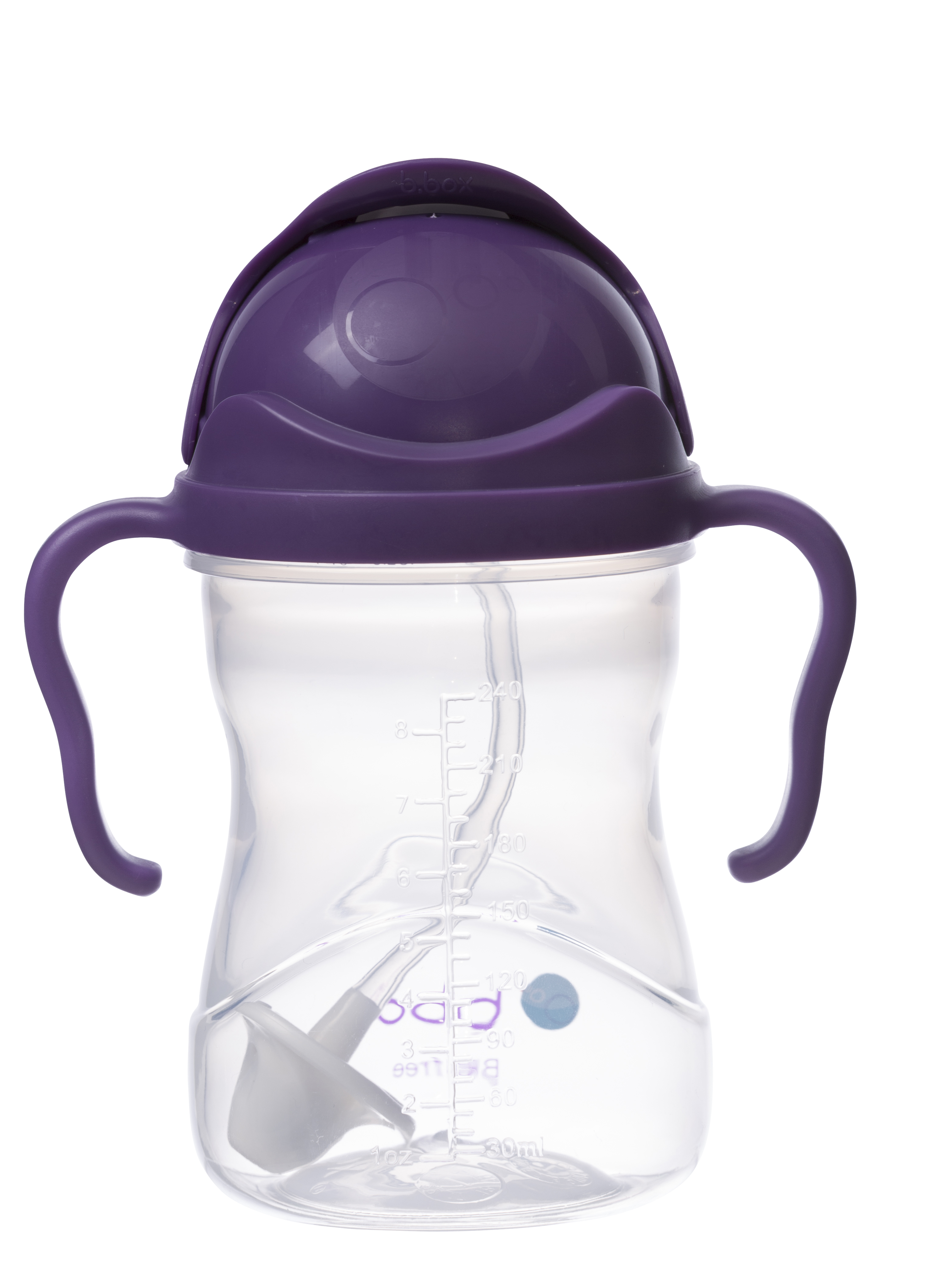 B.box Disney Bình nước 360 độ cho bé tập uống nước 240ml - Tím