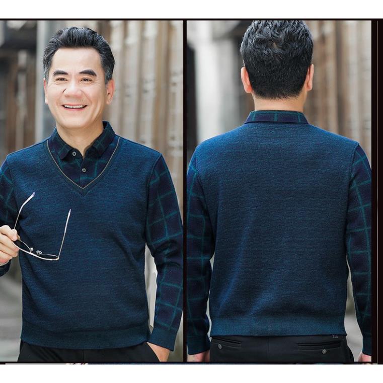 Áo ấm lót nỉ cho bố, cho ông