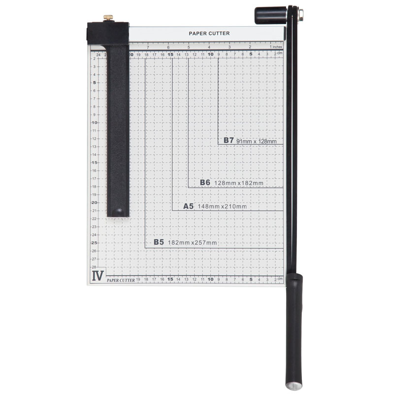 Bộ Sản Phẩm Bàn Cắt Giấy Khổ A4 Chất Liệu Bằng Kim Loại + Giấy In RC Mặt Bóng A4 20 Tờ