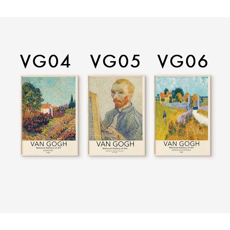 Tranh Van Gogh treo tường, tranh canvas cao cấp, tặng kèm đinh treo - TIỆM TRANH 91