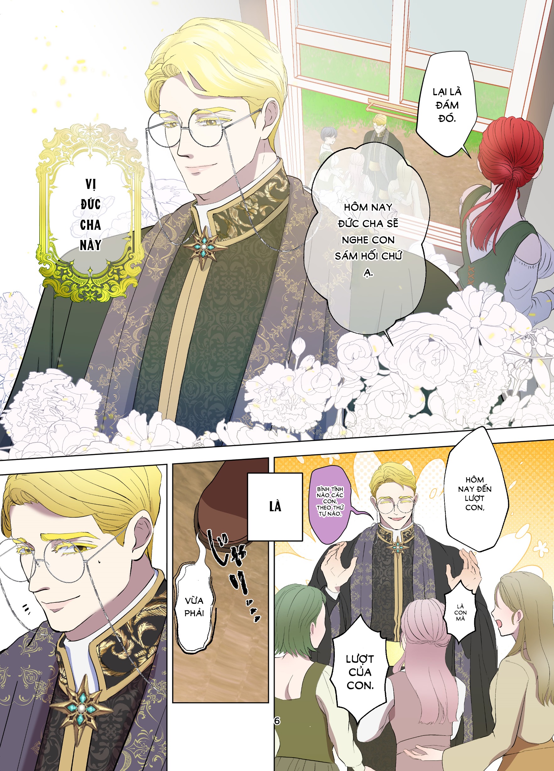 [21+] gái ế chạy không thoát tình yêu của đức cha - full màu chapter 2 6