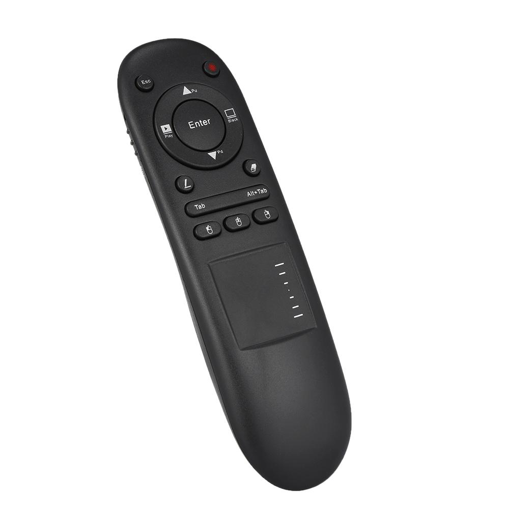 Điều khiển từ xa không dây VIBOTON 504T Laser Pointer 2.4G PPT Presenter Bàn di chuột cầm tay cho Android TV Box