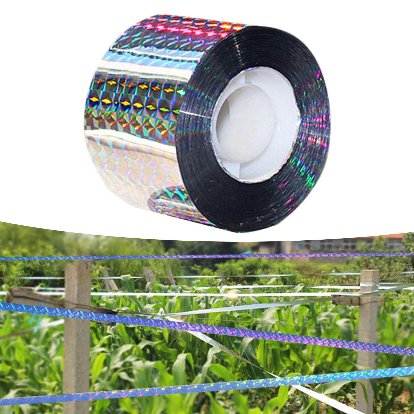 Bird Scare Tape Double Sided Reflective Ribbon Flash for Crows Garden