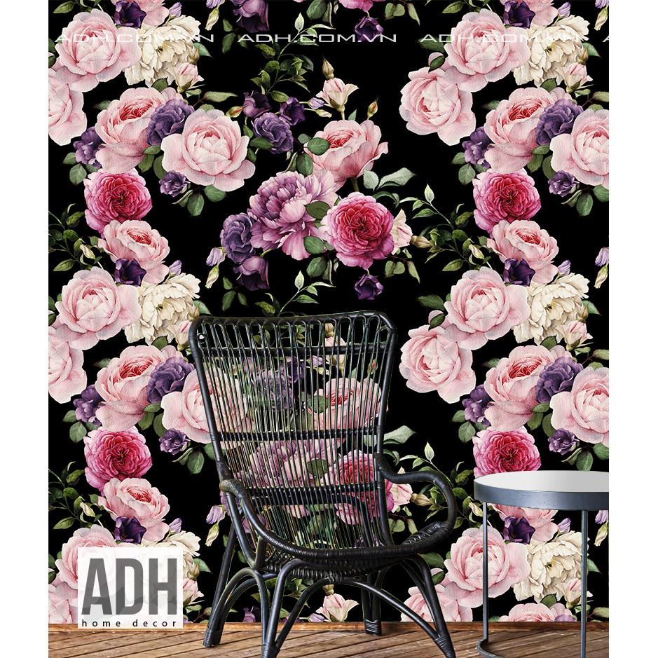Decal dán tường hoa hồng ADH191016