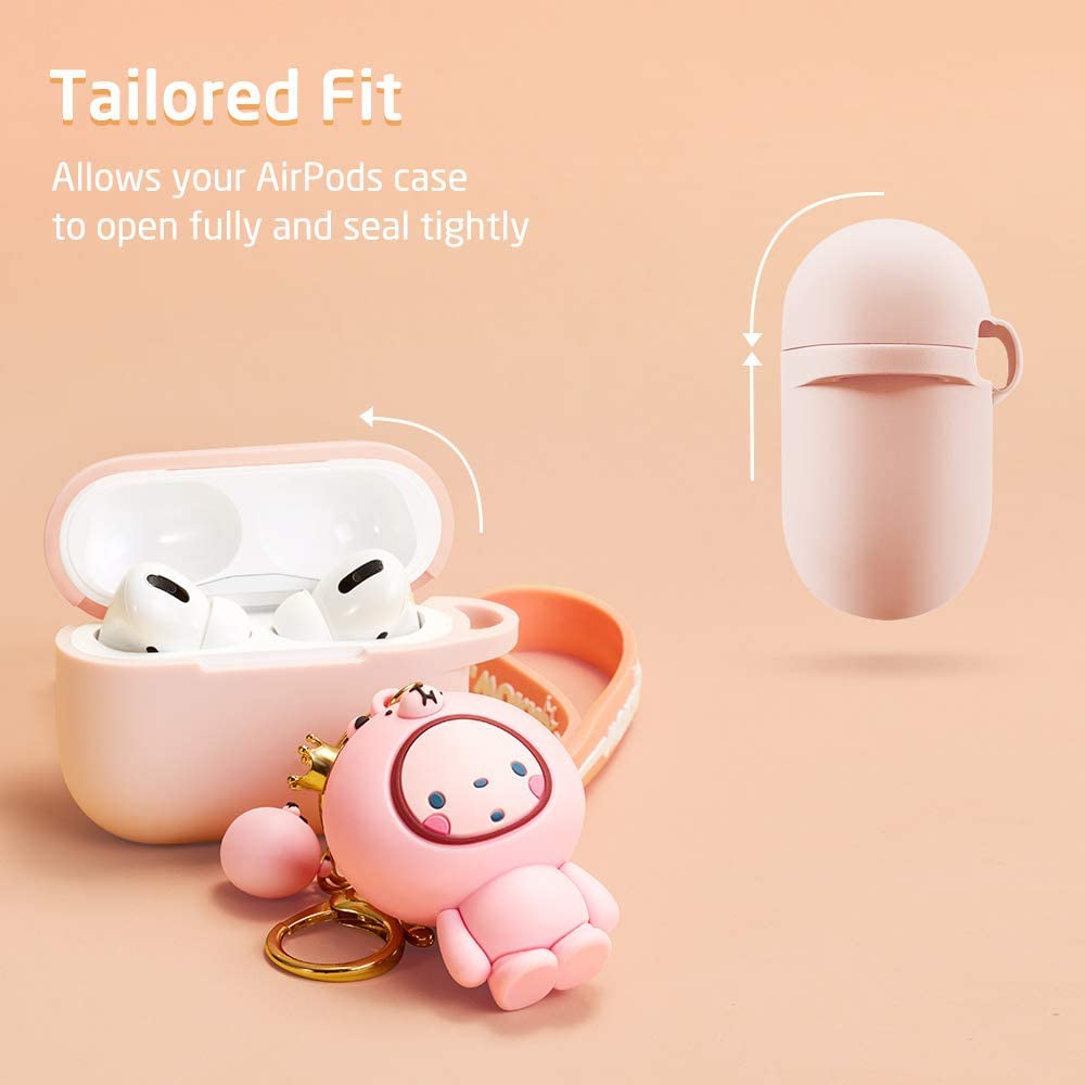 Bao Case cho AirPods Pro ESR Bounce Cute Animal Keychain - Hàng Nhập Khẩu