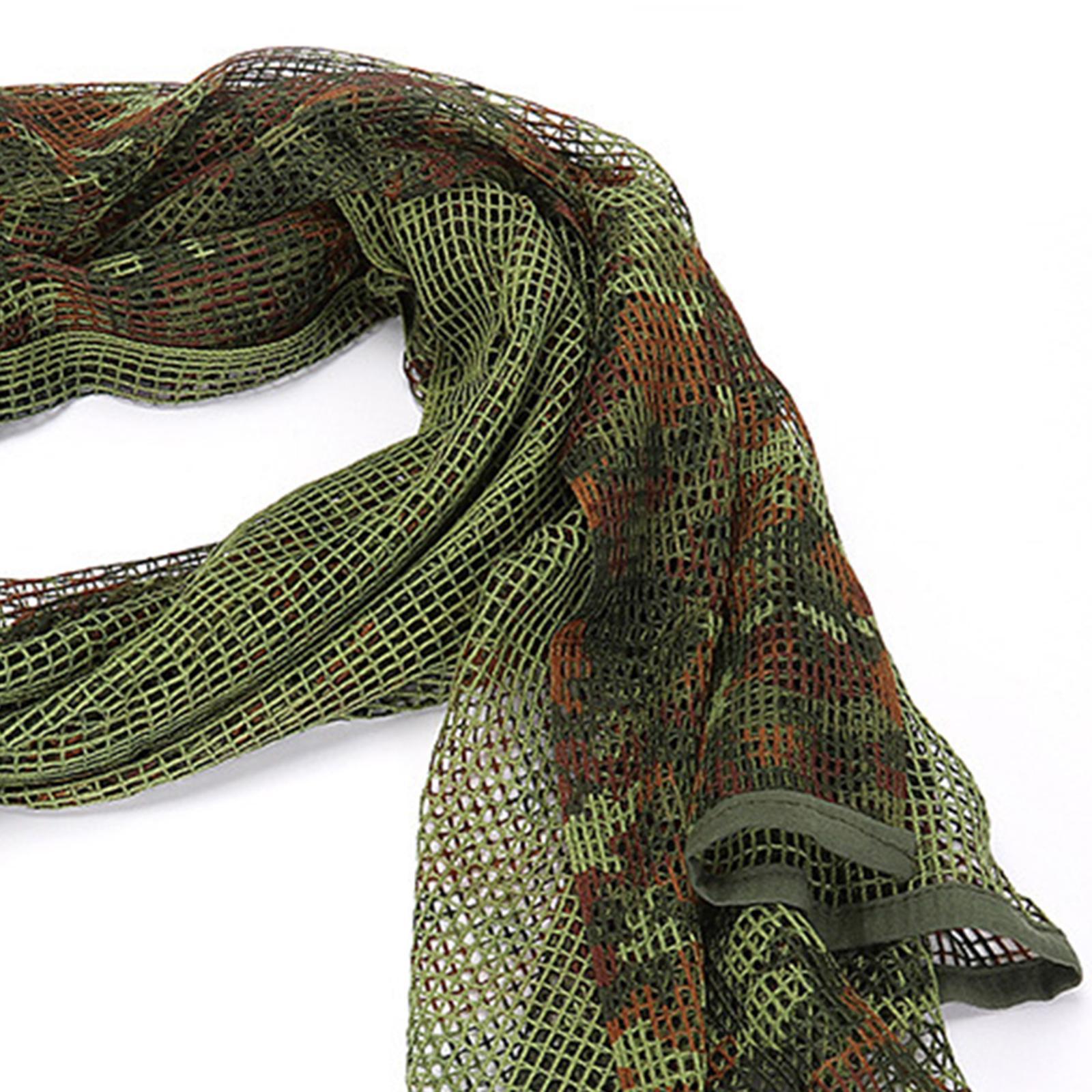 Camouflage Scarf Scarves Face Veil Mask Bandana Women Men for Hunting Outdoor Activities