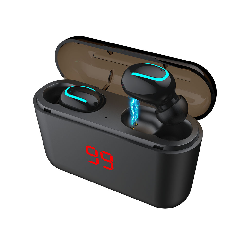 Tai Nghe Không Dây HBQ-Q32 TWS Bluetooth 5.0 Với Hộp Sạc Mic