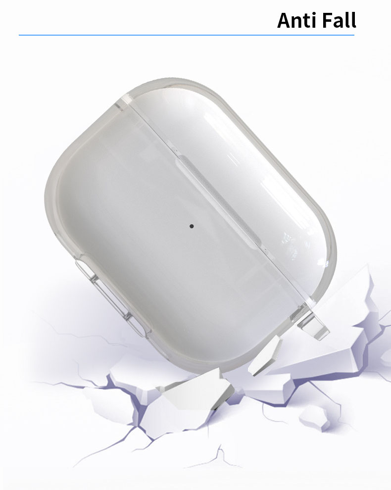 Bao Case Ốp TPU trong suốt bảo vệ cho Airpods Pro 2 - Hàng Chính Hãng