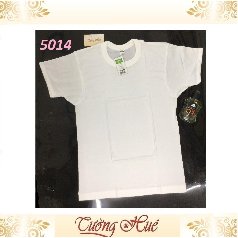 Áo thun nam G-Mark Gunze 5014 (áo có tay cổ tròn size S -M-L-XL) màu trắng