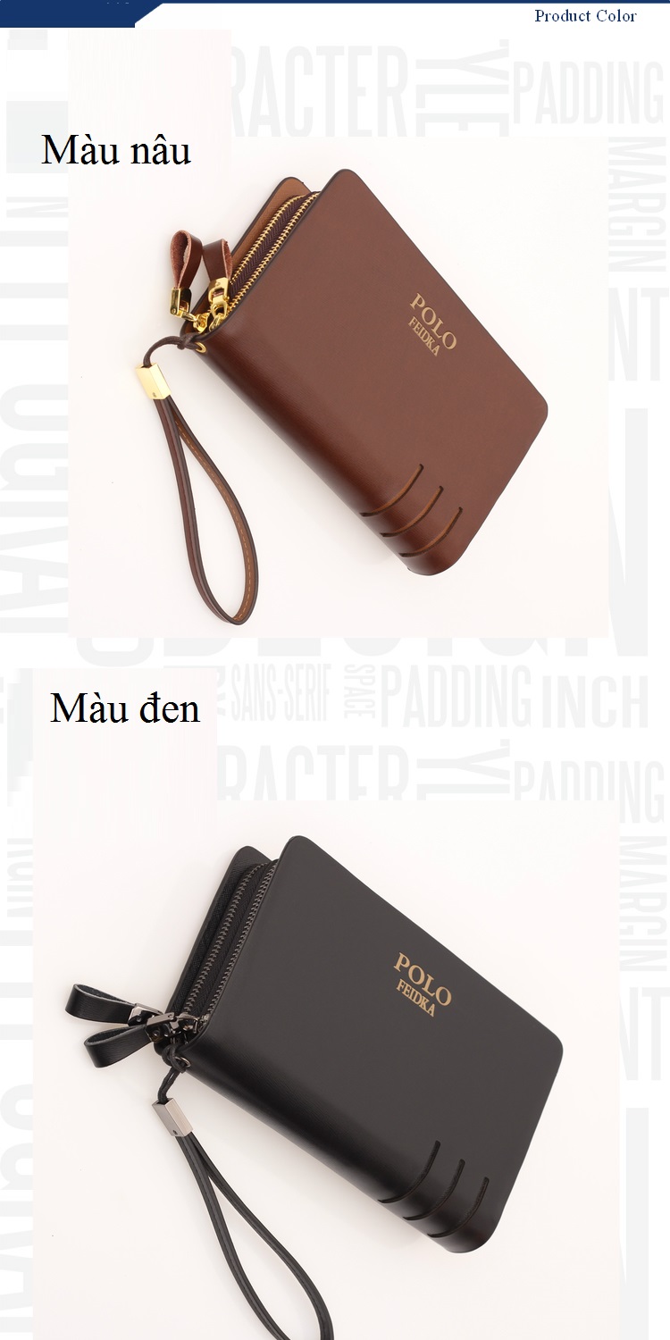 Ví nam nữ mới của Paul Niu Er Leather 1718 - Hàng nhập khẩu