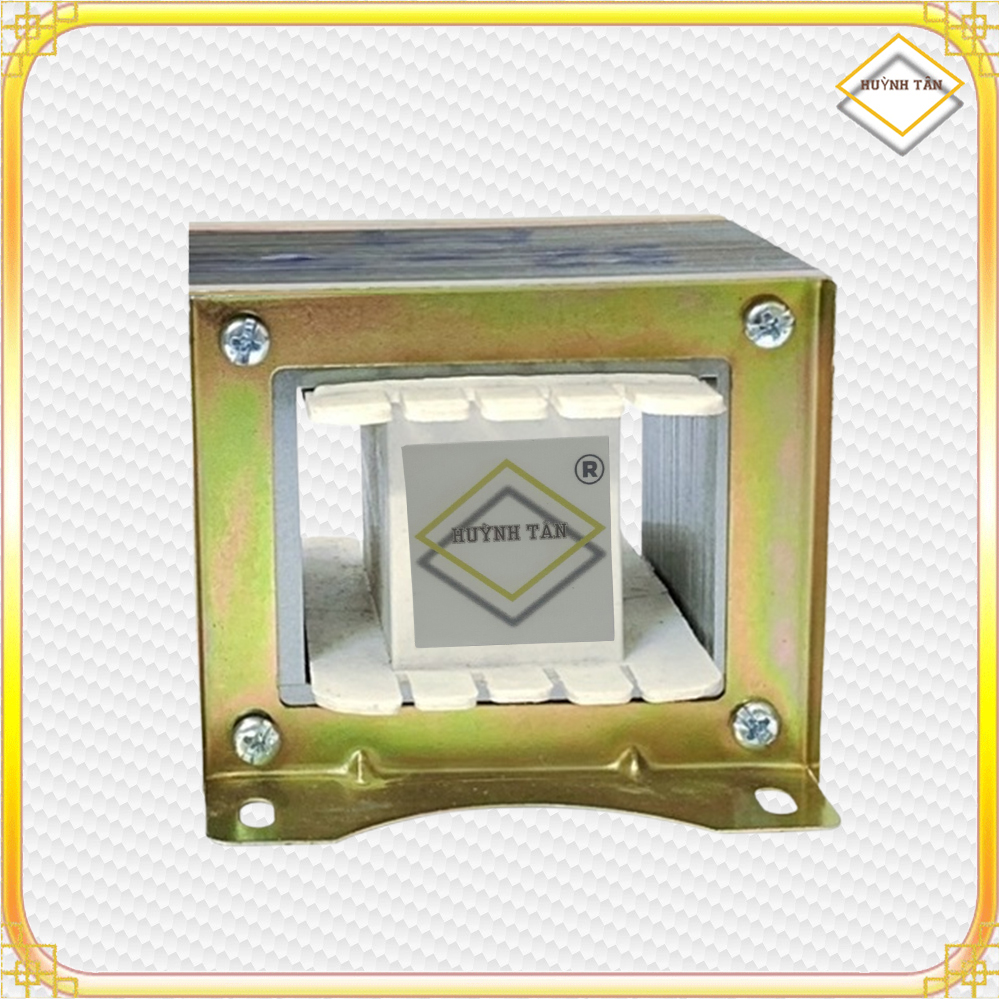 Bộ Fe silic EI 40x50mm có lỗ làm biến áp kích cơ biến áp - Hàng chính hãng