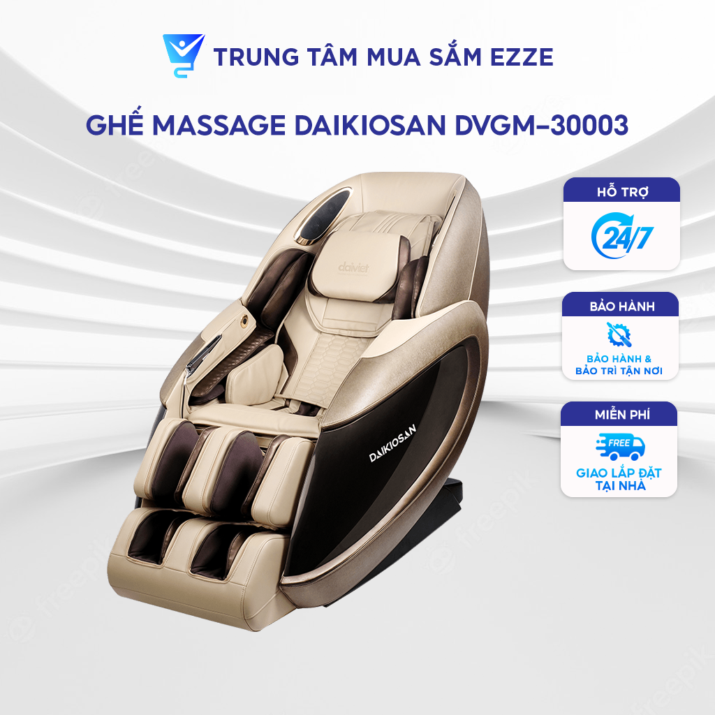 Ghế Massage Toàn Thân Daikiosan DVGM-30003 Chế Độ Không Trọng Lực, Công Nghệ AI, Scan Cơ Thể, 4D Massage