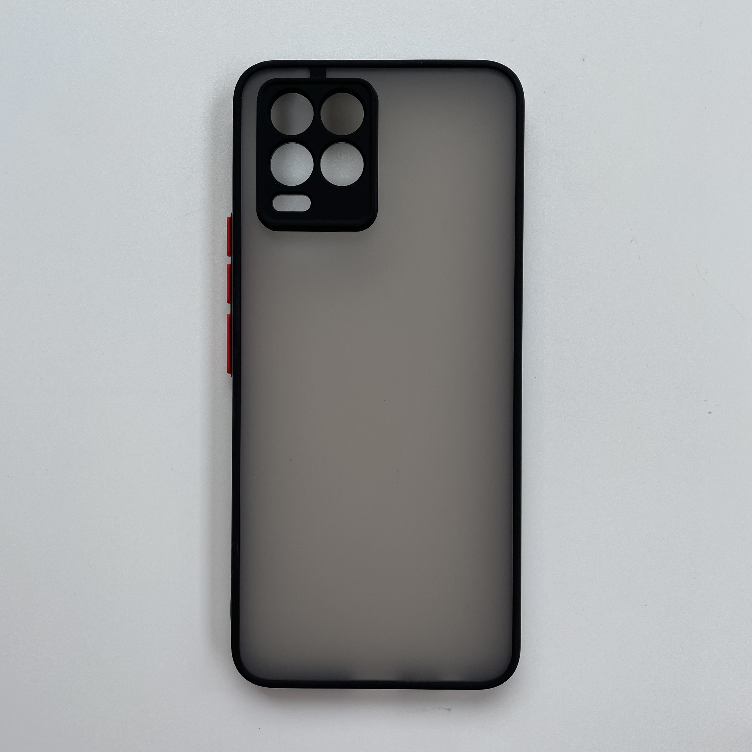 Ốp lưng cứng nhám mờ viền silicon bảo vệ camera cho Oppo Realme 8/ Realme 8 Pro