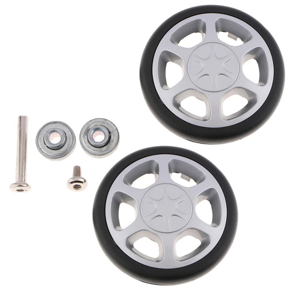 1 Set Luggage Wheels Replacement Suitcase Trolley Case DIY Casters 8218A-A