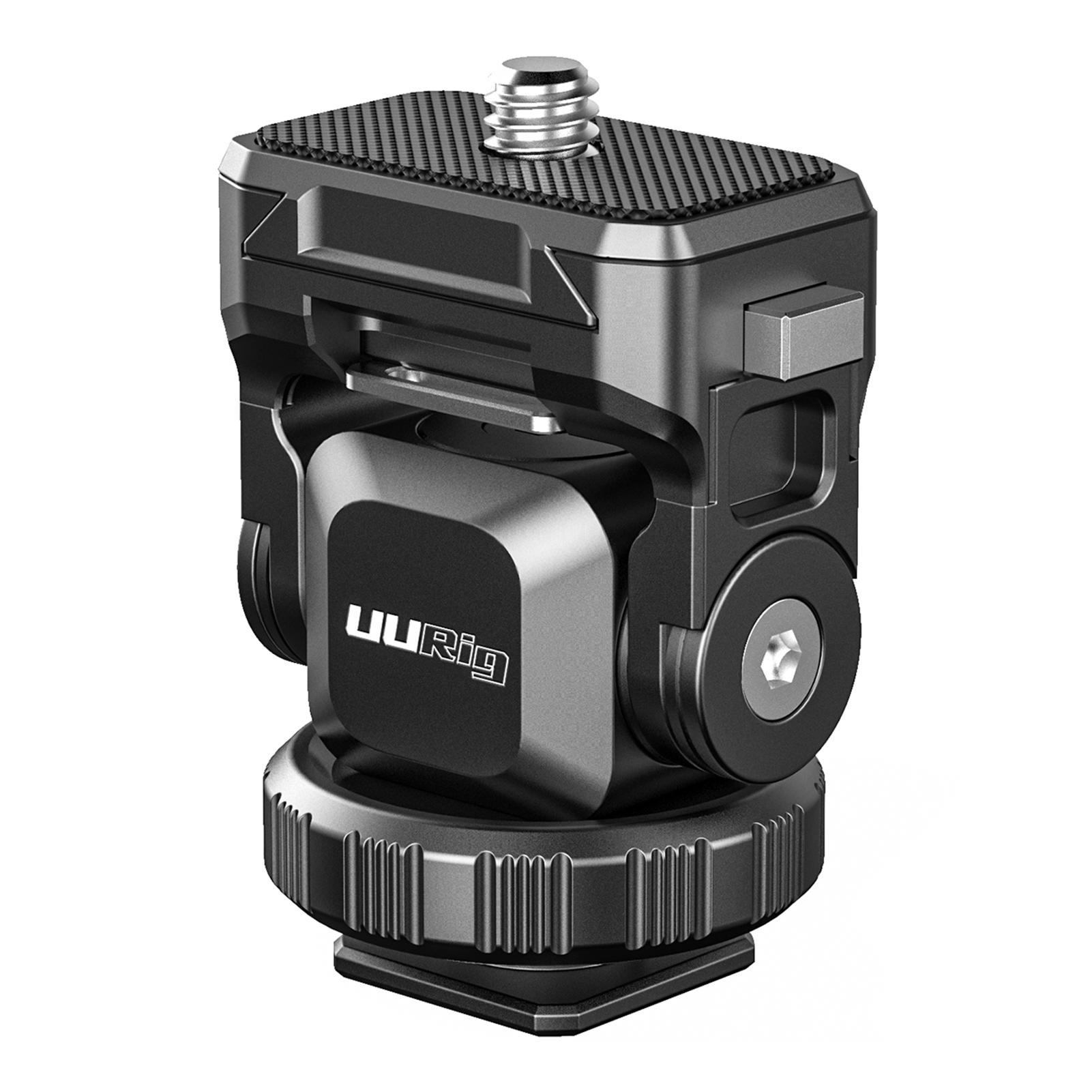 Giá đỡ đa chức năng UURig trọng tải 1.2KG xoay 360 ° lật 180 ° với tấm nhả nhanh Universal