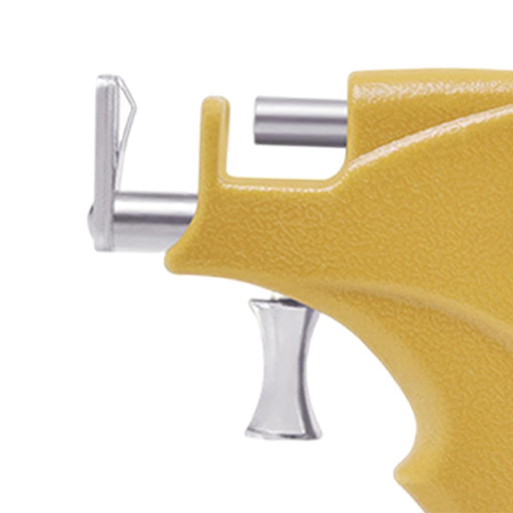 Ear Piercing Tool Kit Stainless Steel Ears Piercer Machine Home Use Yellow