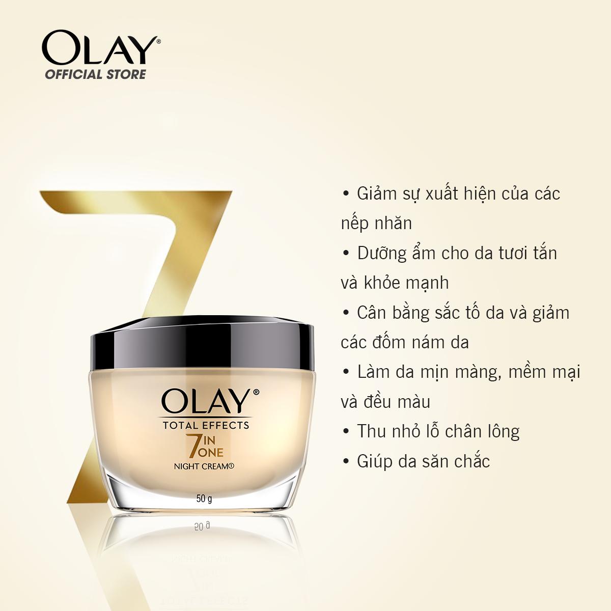 Kem Dưỡng Ban Đêm Olay Total Effects 50g