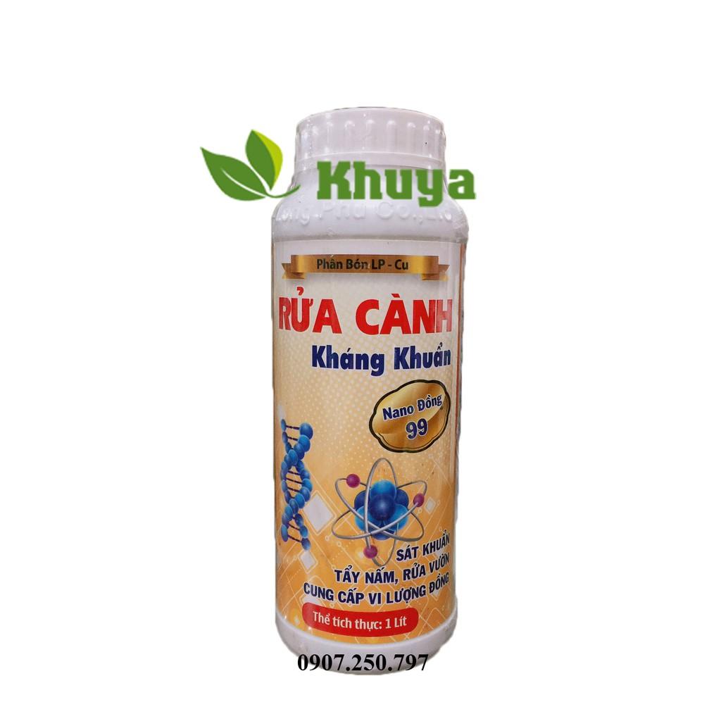 Tẩy rong rêu 1 lít Rửa cành Sát khuẩn Tẩy nấm Rửa vườn Nano đồng 99