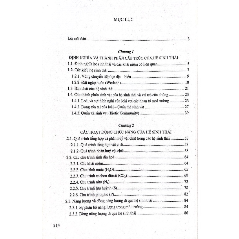 Sinh Thái Học Hệ Sinh Thái
