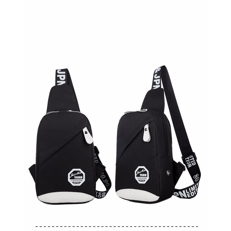 1 túi may đeo chéo thể thao hàn quốc học sinh, sinh viên pricenza
